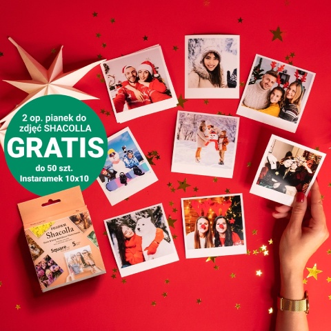 2 op. Shacolla gratis do 50szt odbitek 10x10